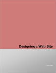 designing the web site