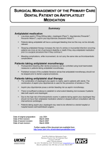 Surgical Management of the Primary Care Dental Patient