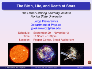 The Birth, Life, and Death of Stars