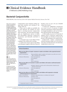 Bacterial Conjunctivitis - American Academy of Family Physicians