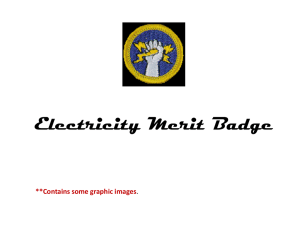 Electricity Merit Badge