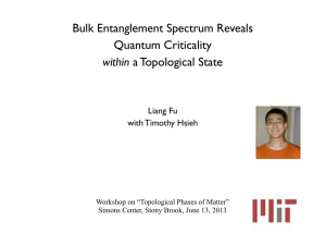 Bulk Entanglement Spectrum Reveals Quantum Criticality within a