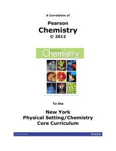 Chemistry - Pearson School