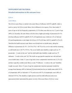 Appendix A: Calculations of transition rates in the outcome tree