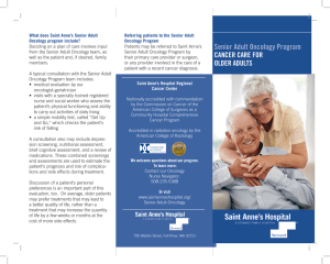 Senior Adult Oncology Program