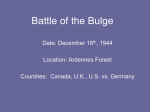 Battle of the Bulge - mr