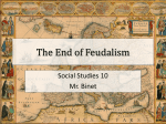 The End of Feudalism