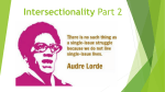 Intersectionality Part 2 - ADLER: Community Engagement