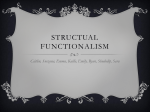 structual functionalism - BCI