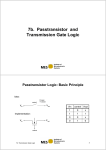 7b. Passtransistor and Transmission Gate Logic