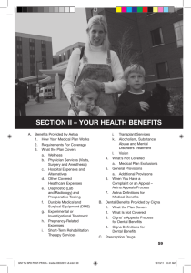 section ii – your health benefits