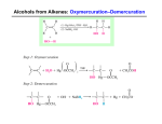 Alcohols from Alkenes: Oxymercuration–Demercuration