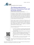 The Relationship between Financial Transactions Costs and