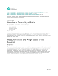 Overview of Sensor Signal Paths