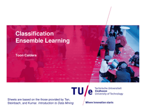 Classification Ensemble Learning