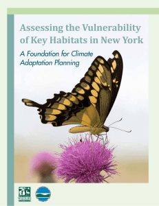 Assessing the Vulnerability of Key Habitats in New York