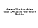 (GWAS) and Personalized Medicine