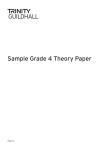 Sample Grade 4 Theory Paper