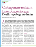 Carbapenem-resistant Enterobacteriaceae