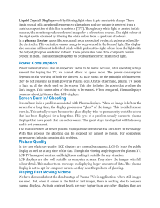 Liquid Crystal Displays