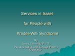 Services in Israel for People with Prader-Willi Syndrome