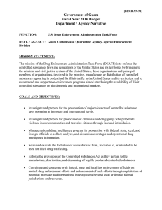 FUNCTION: US Drug Enforcement Administration Task Force