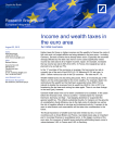Income and wealth taxes in the euro area