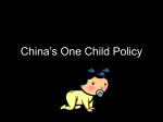 China`s One Child Policy