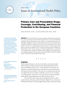 Primary Care and Prescription Drugs: Coverage, Cost