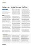 Balancing Mobility and Stability