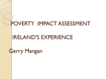 POVERTY IMPACT ASSESSMENT IRELAND`S EXPERIENCE
