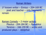 Roman Writers