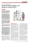 Towards better patient care: drugs to avoid in 2016