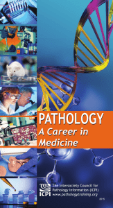 Pathology: A Career In Medicine - Intersociety Council for Pathology