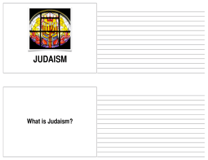 kcc-rel150-lecture5 - Judaism.key