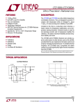 LTZ1000/LTZ1000A - Ultra Precision Reference