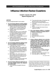 Influenza Infection: Review Questions