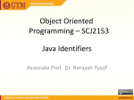 Java Identifiers PDF document