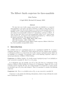 The Hilbert–Smith conjecture for three-manifolds
