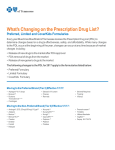 What`s Changing on the Prescription Drug List?
