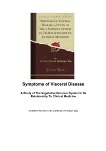 Symptoms of Visceral Disease - Anatomy and Physiology Course