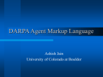 DARPA Agent Markup Language