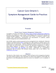 Guide to Practice – Dyspnea