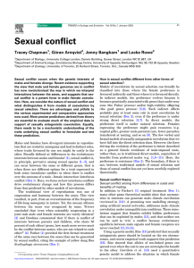 Sexual conflict