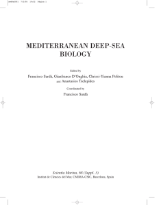 mediterranean deep-sea biology - ICM-CSIC