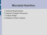 Microbial Nutrition