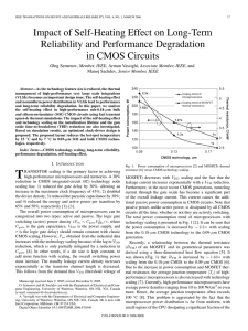 Impact of self-heating effect on long-term reliability and performance