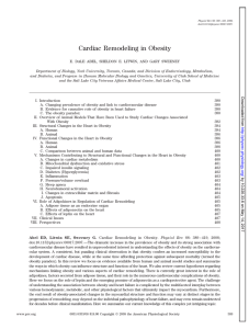 Cardiac Remodeling in Obesity