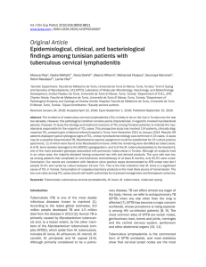 Epidemiological, clinical, and bacteriological findings among