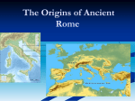 The Origins of Ancient Rome